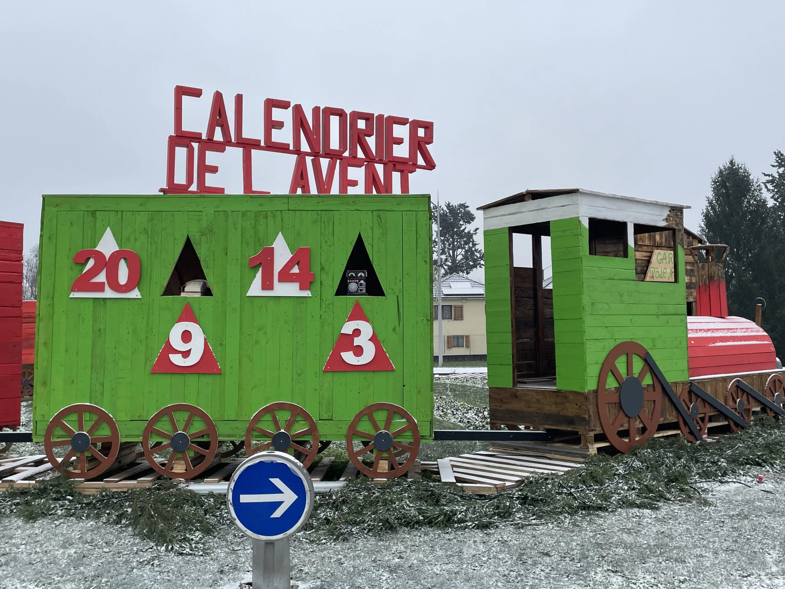 Calendrier de l'Avent à Charnay-Lès-Mâcon.