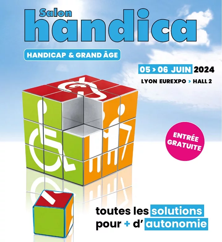 Aratal exposant a Handica 2024 Lyon les 5 et 6 juin 2024